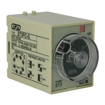 Реле времени 220V ST3PC-G (4-24h) Энергия - Электрика, НВА - Реле, автоматизация и управление - Реле времени - . Магазин оборудования для автономного и резервного электропитания Ekosolar.ru в Петропавловске-камчатском