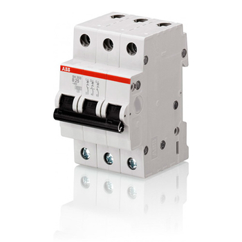 Автоматический выключатель ABB SH203L 3P 25А (С) 4,5kA - Электрика, НВА - Модульное оборудование - Автоматические выключатели - . Магазин оборудования для автономного и резервного электропитания Ekosolar.ru в Петропавловске-камчатском
