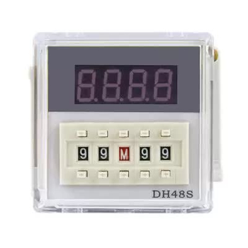 Реле времени цифровое 220V DH48S-2Z AC Энергия - Электрика, НВА - Реле, автоматизация и управление - Реле времени - . Магазин оборудования для автономного и резервного электропитания Ekosolar.ru в Петропавловске-камчатском