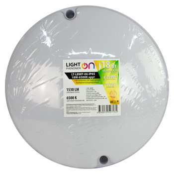 Банник LT-LBWP-06-IP65-18W-6500К LED круглый - Светильники - Для ЖКХ - . Магазин оборудования для автономного и резервного электропитания Ekosolar.ru в Петропавловске-камчатском