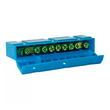 Шина TS-0609H 10 way в синем корпусе Энергия, 10 шт - Электрика, НВА - Щитки и аксессуары для монтажа - Шины нулевые - . Магазин оборудования для автономного и резервного электропитания Ekosolar.ru в Петропавловске-камчатском