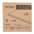 Панель ультратонкая светодиодная LightPhenomenON LT-UTP-02-IP40-40W-6500К 4E комплект с драйвером - Светильники - Для общественных зданий - . Магазин оборудования для автономного и резервного электропитания Ekosolar.ru в Петропавловске-камчатском