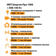 ИБП для котла Энергия Про 1000 + Аккумулятор 100 Ач 12 В (700Вт - 78мин) - ИБП и АКБ - ИБП для котлов - . Магазин оборудования для автономного и резервного электропитания Ekosolar.ru в Петропавловске-камчатском